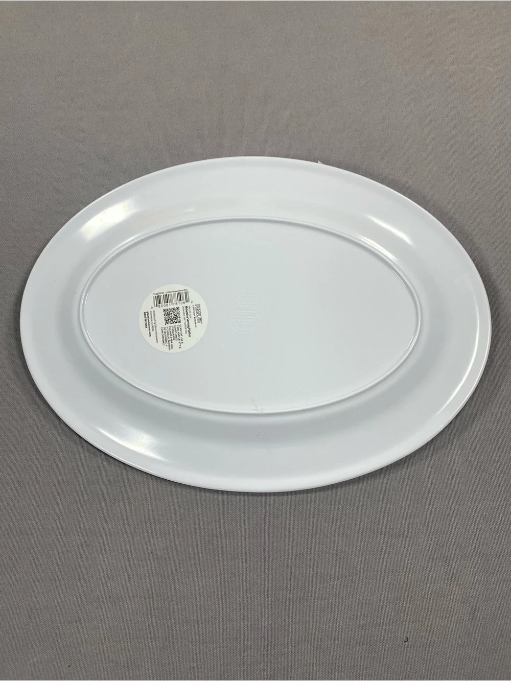 Peanuts Oval Serving Platter with Patriotic Blue and Red Accents